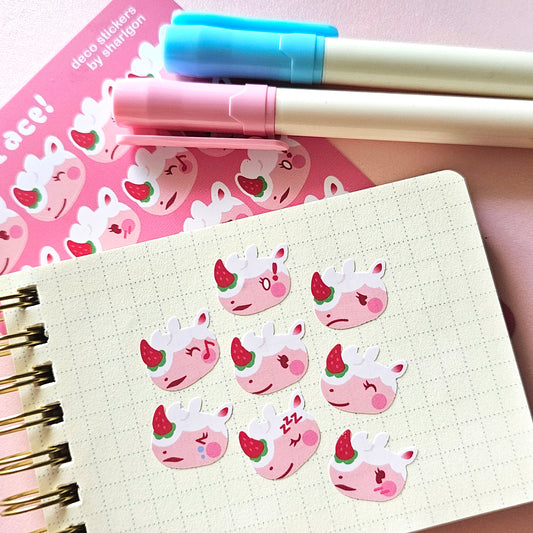 Animal Crossing Babyface Mini Deco Sticker Sheet | Series 2
