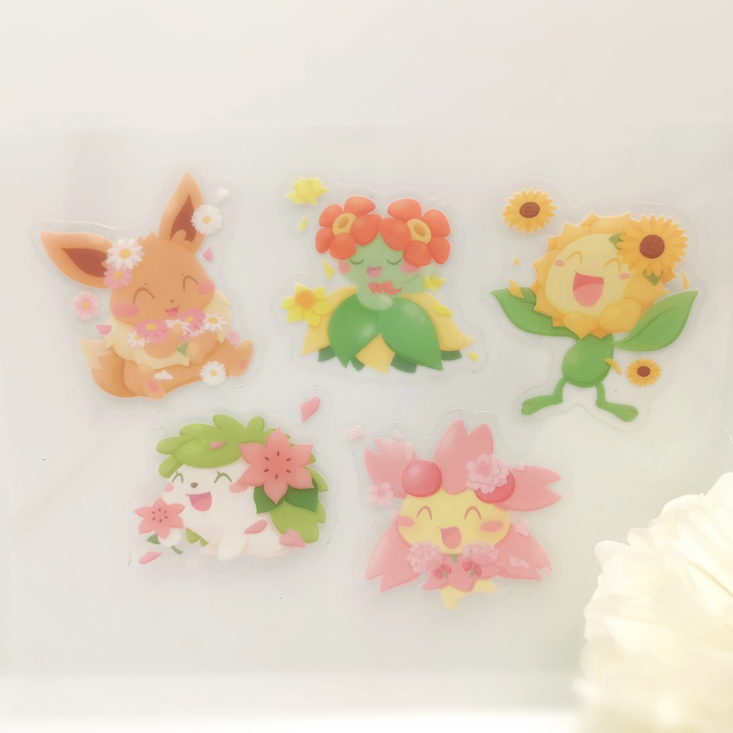 Spring Pokemon Clear Sticker Packs