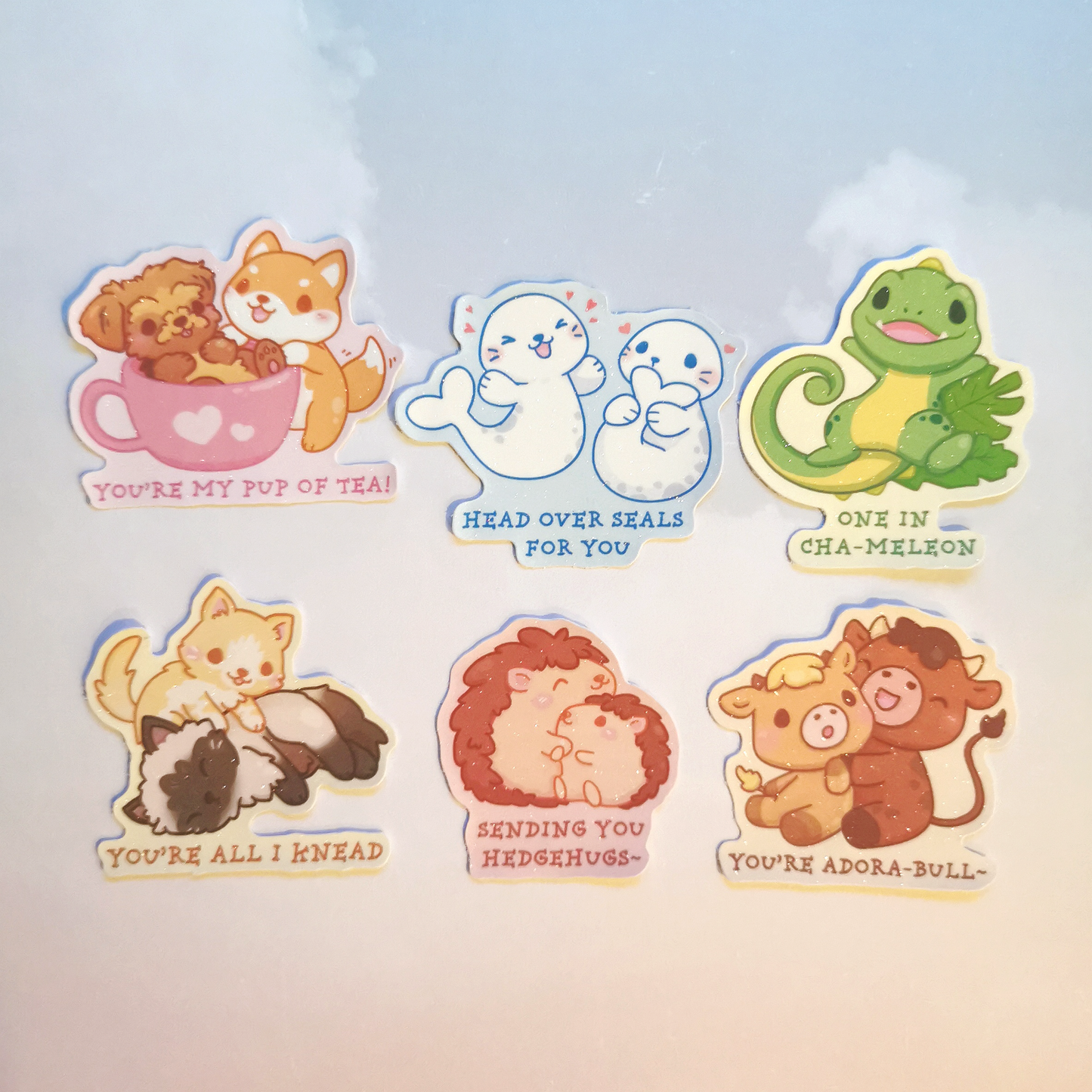 Cute Animal Pun Stickers