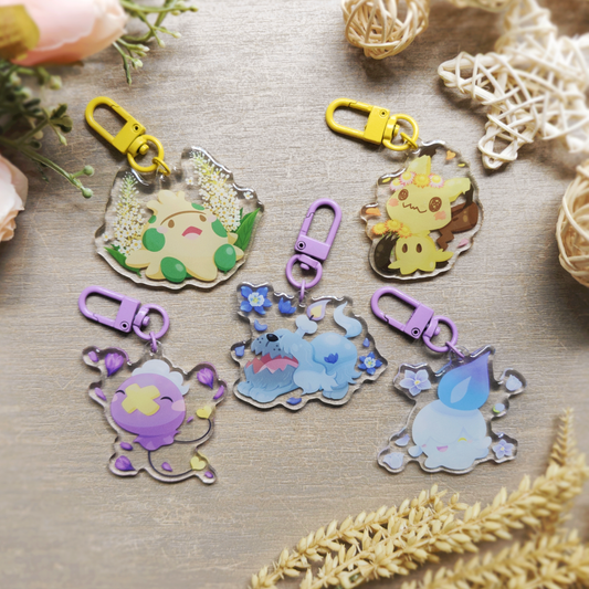 Spring Pokemon Acrylic Charms D