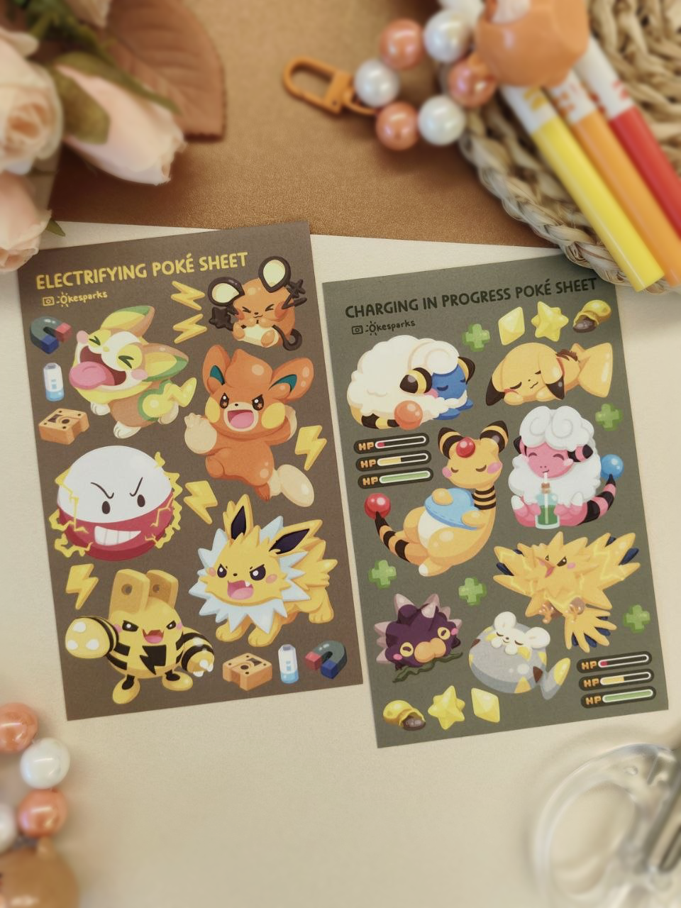 Charging & Electrifying Sticker Sheets