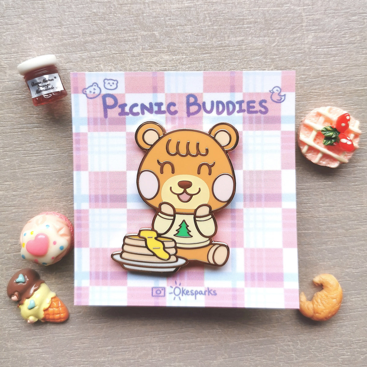 Picnic Buddies Enamel Pins