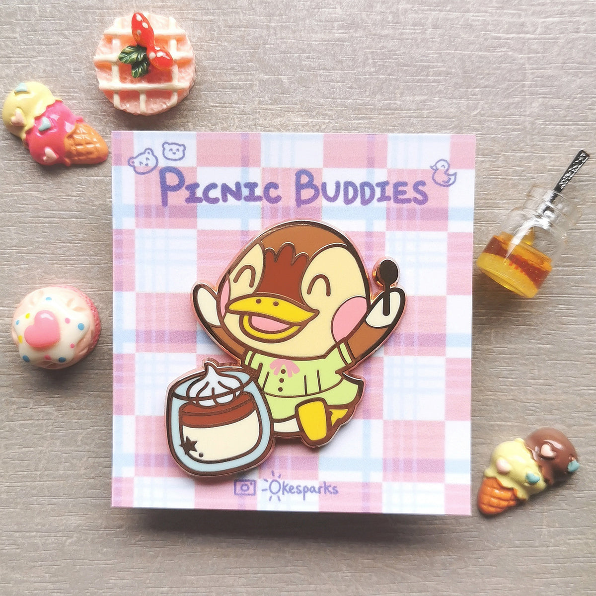 Picnic Buddies Enamel Pins