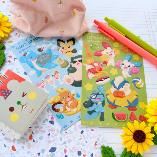 Surfs up & Let's go Sticker Sheets