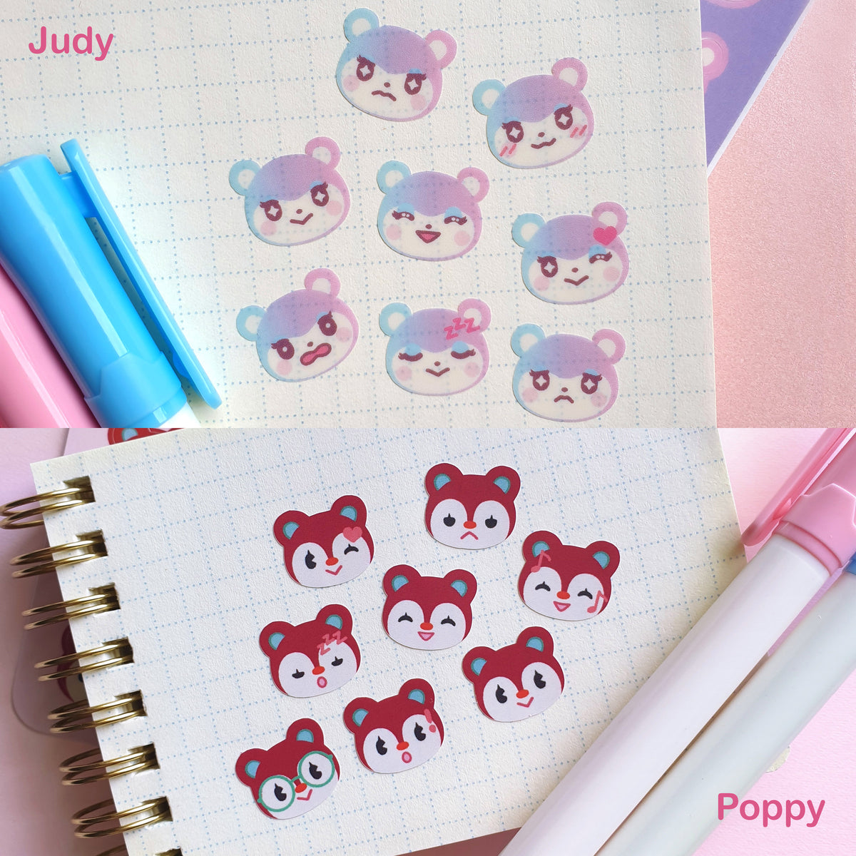 Babyface Mini Deco Sticker Sheet