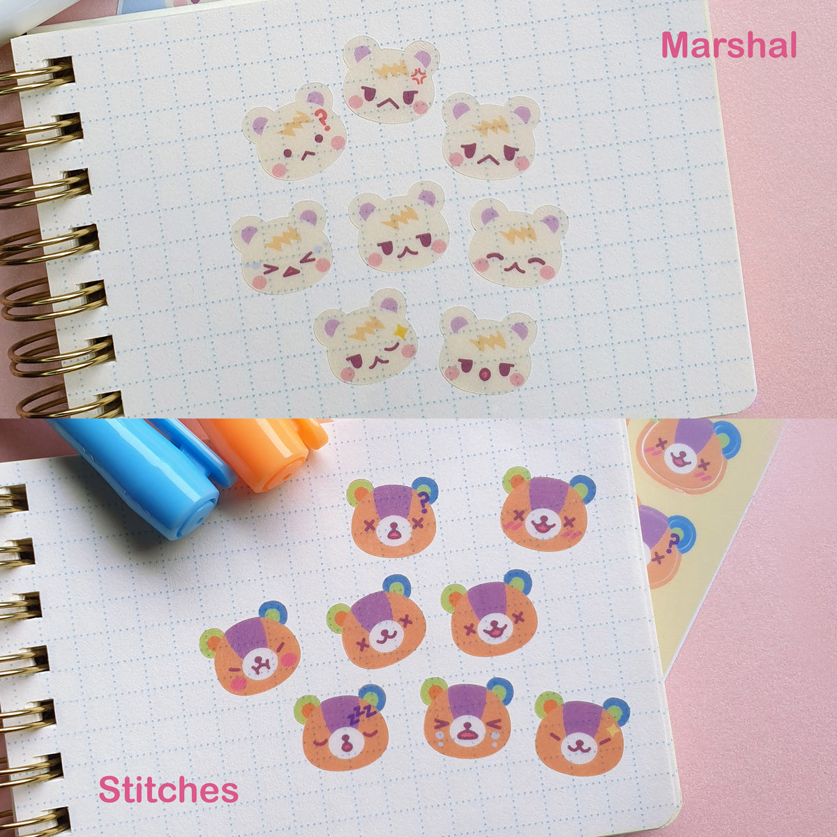 Babyface Mini Deco Sticker Sheet