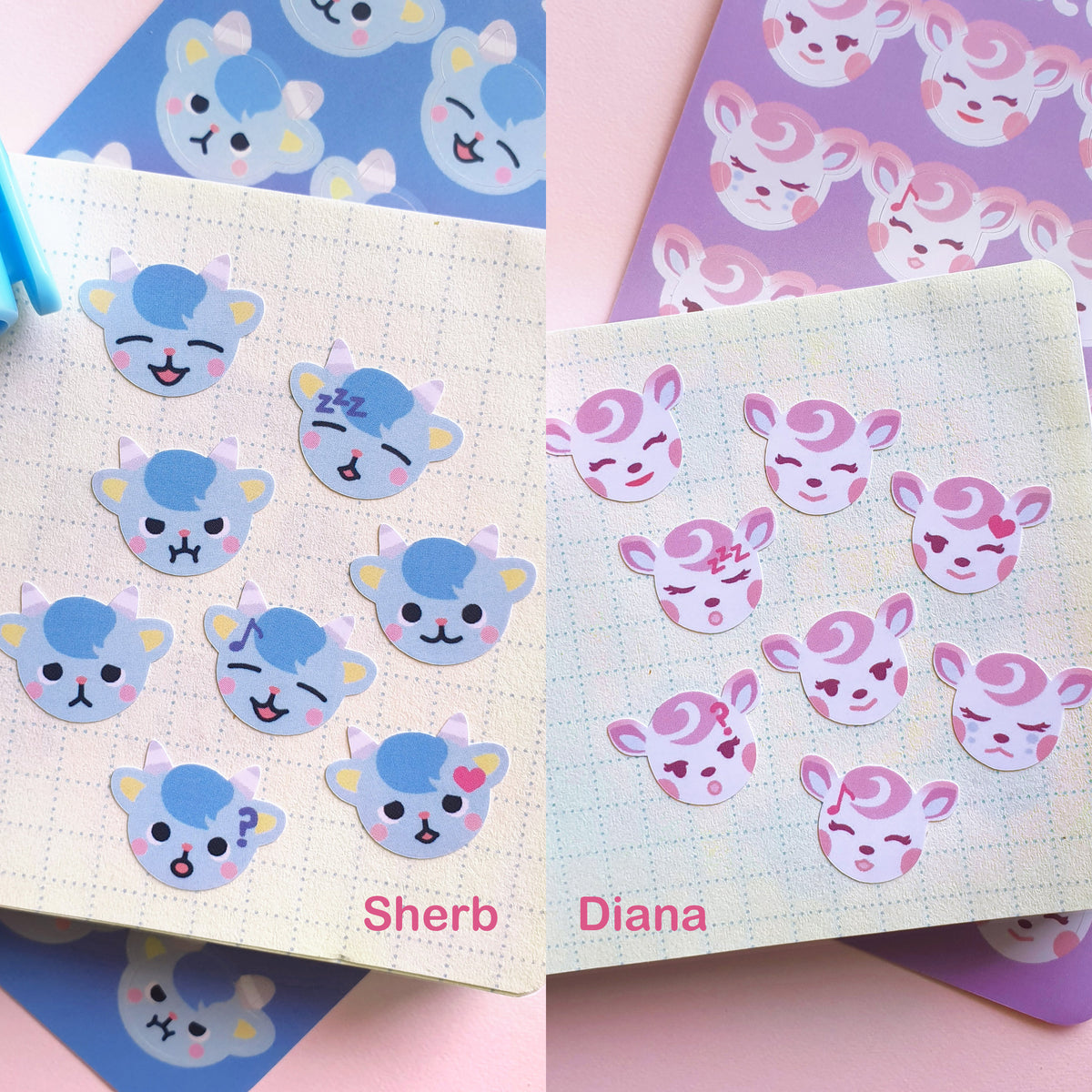 Babyface Mini Deco Sticker Sheet