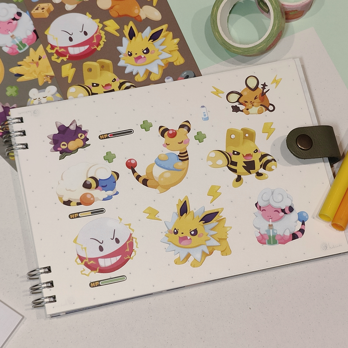 Charging & Electrifying Sticker Sheets