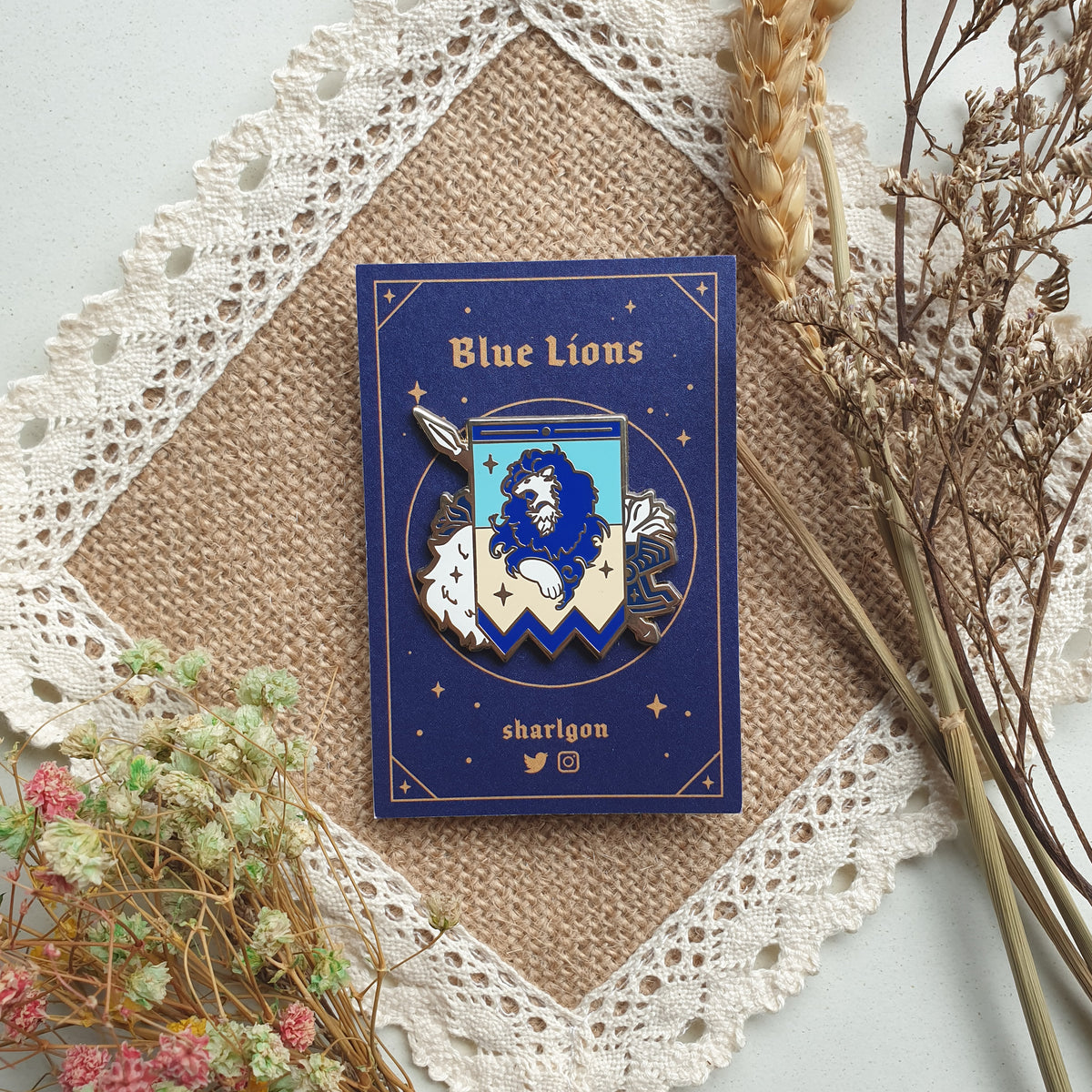 Three Houses House Badge Enamel Pins