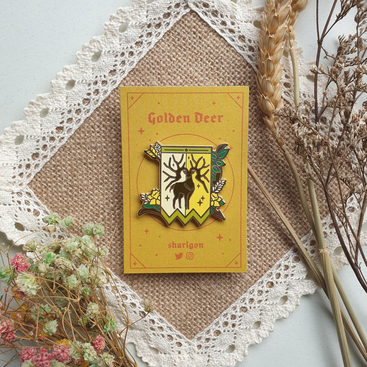 Three Houses House Badge Enamel Pins
