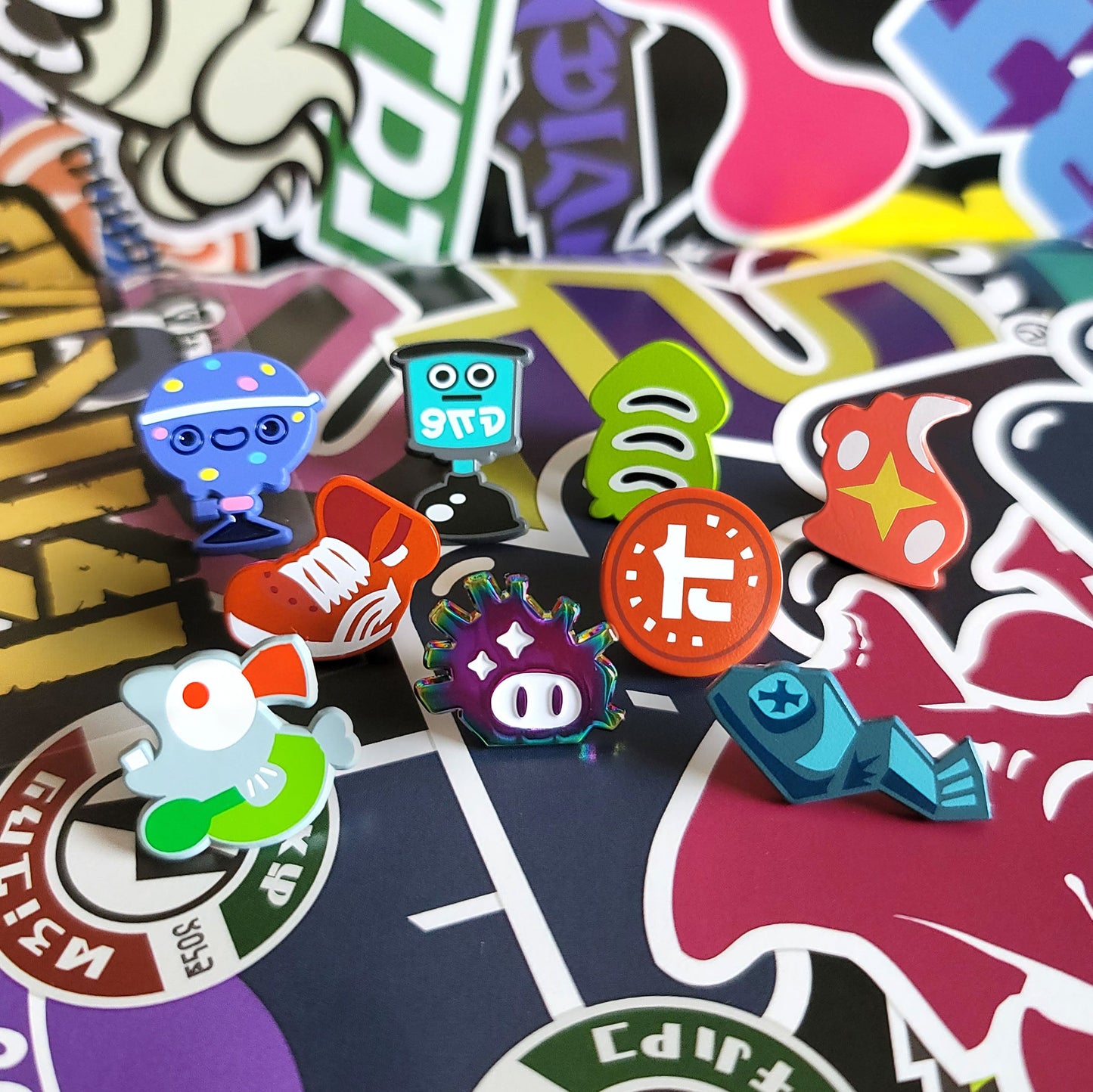 Ships from 22 June | B-Grades | Splatoon Mini Pins