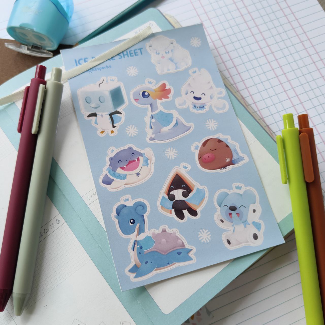 Ice Sticker Sheet