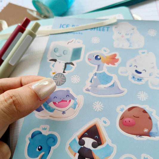 Ice Sticker Sheet