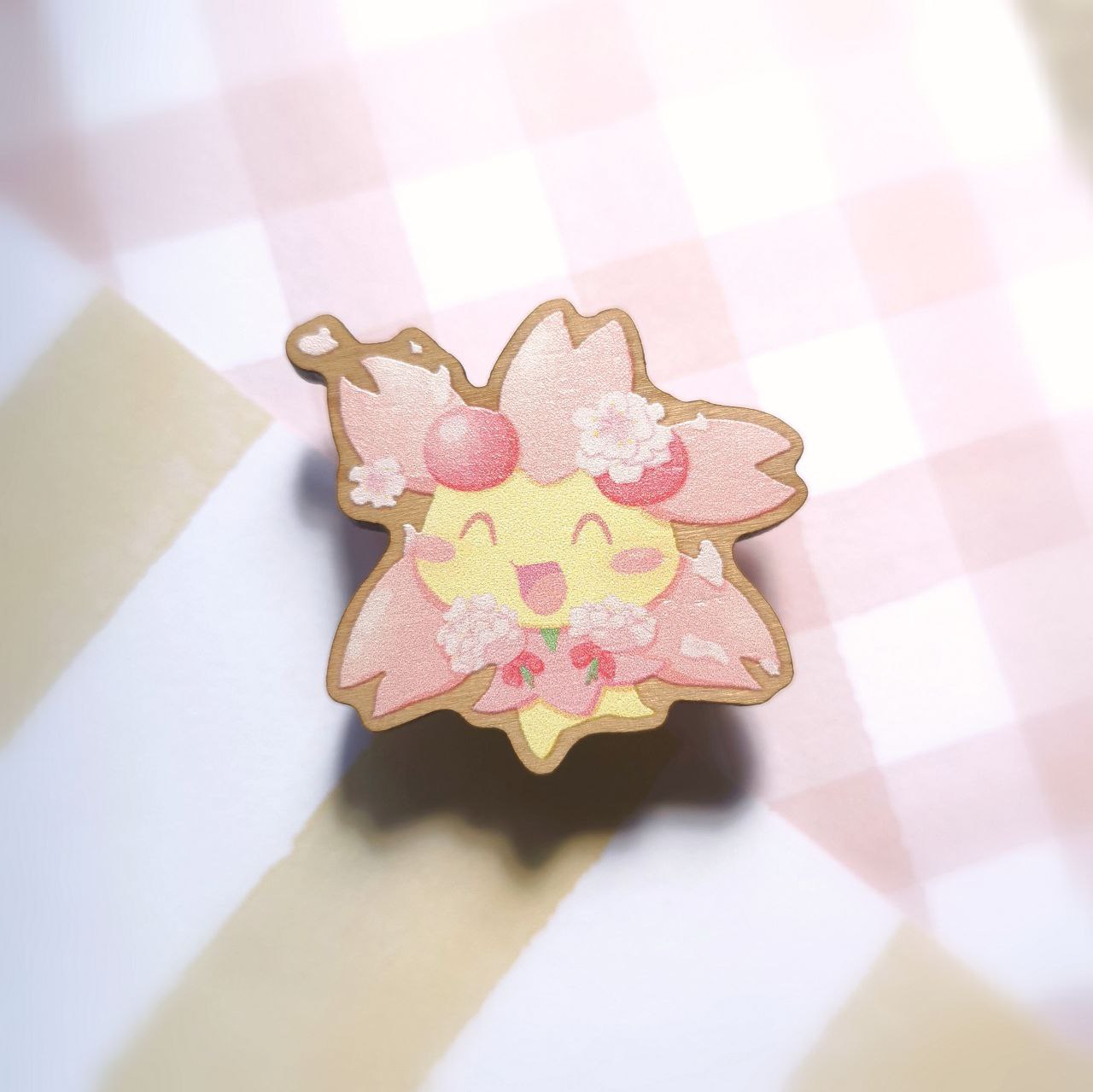 Spring Pokemon Wooden Pins