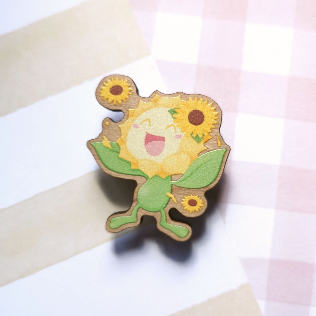 Spring Pokemon Wooden Pins