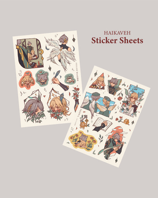 Haikaveh Kavetham Sticker Sheets | Genshin Impact