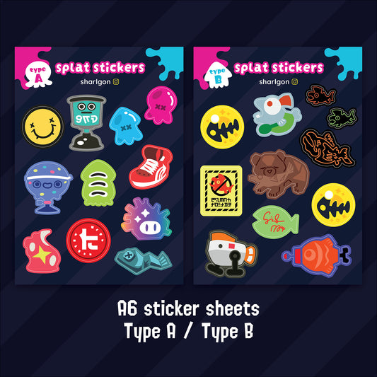 Splat Mini Sticker Sheets
