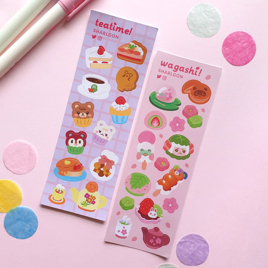 Animal Crossing Teatime Sticker Sheets
