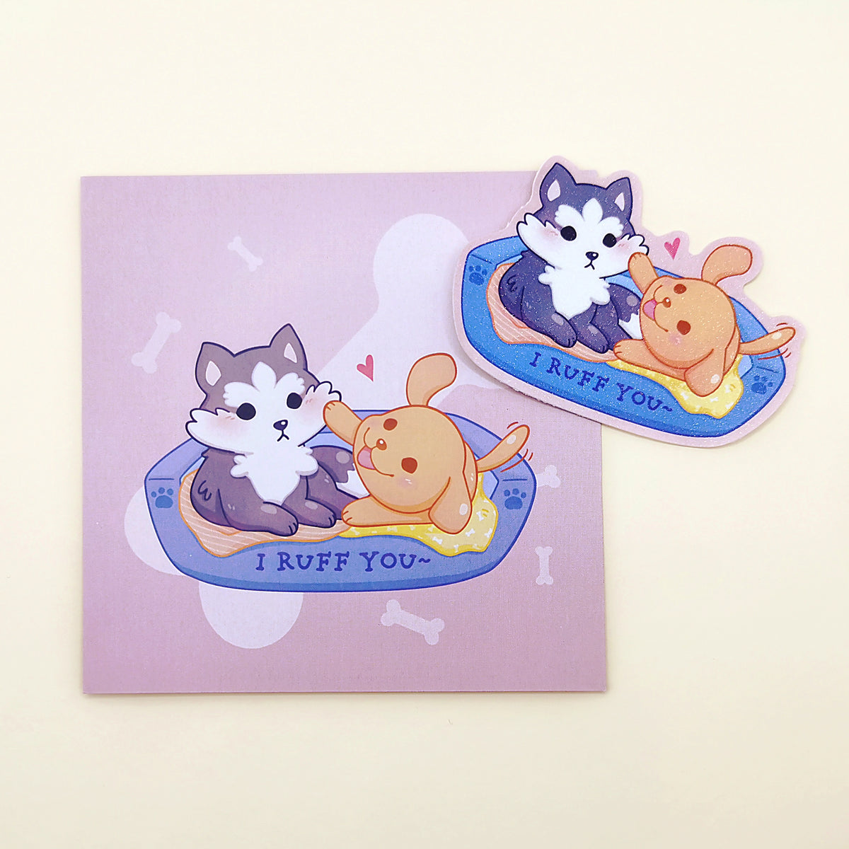 Reefruff Sticker I Ruff You! Print x Sticker – Saltyboos