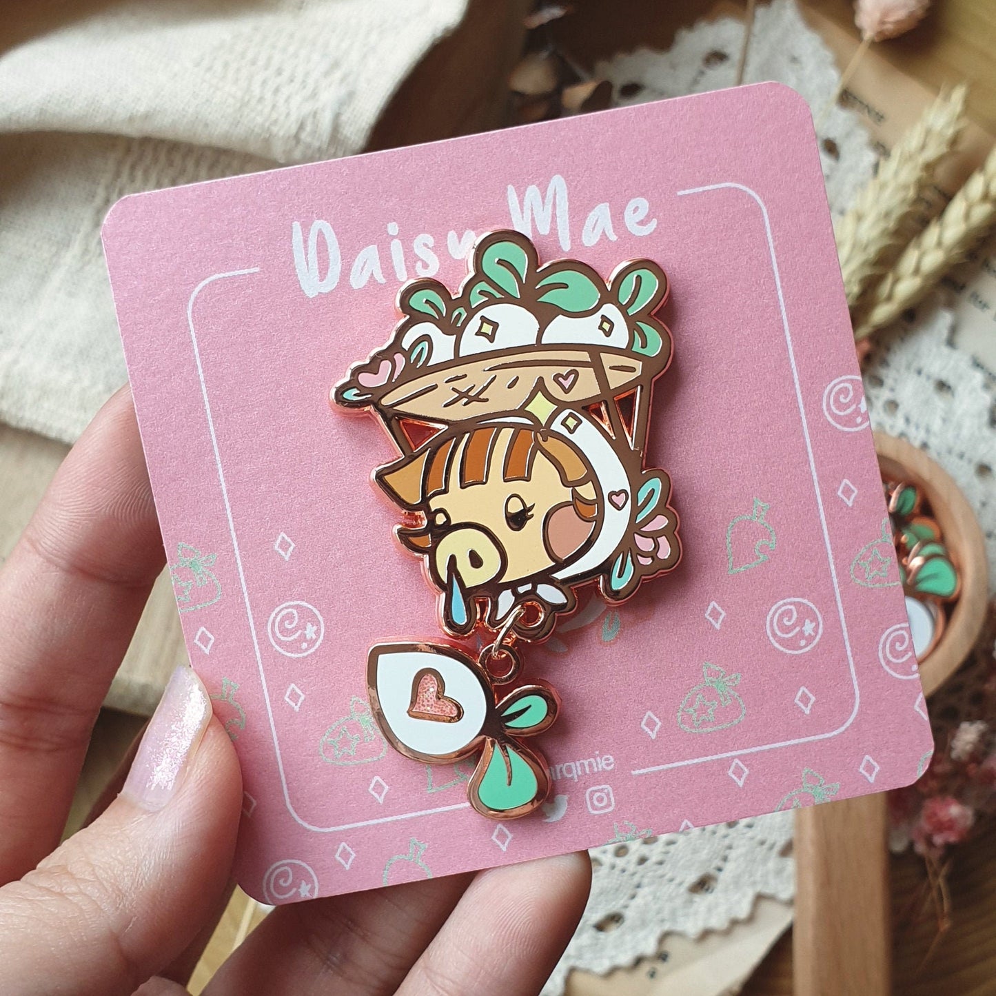 Animal Crossing Daisy Mae Enamel Pin