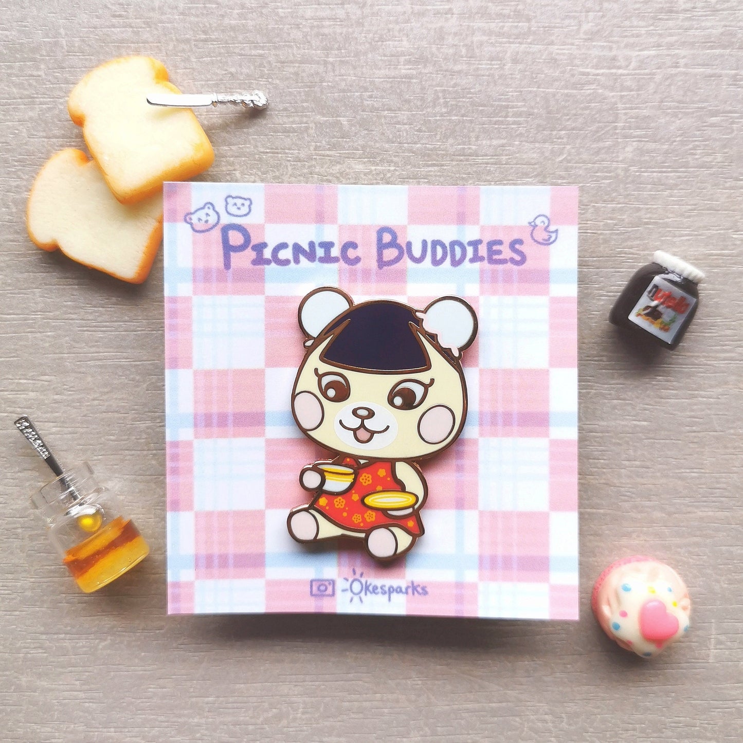 Animal Crossing Picnic Buddies Enamel Pins