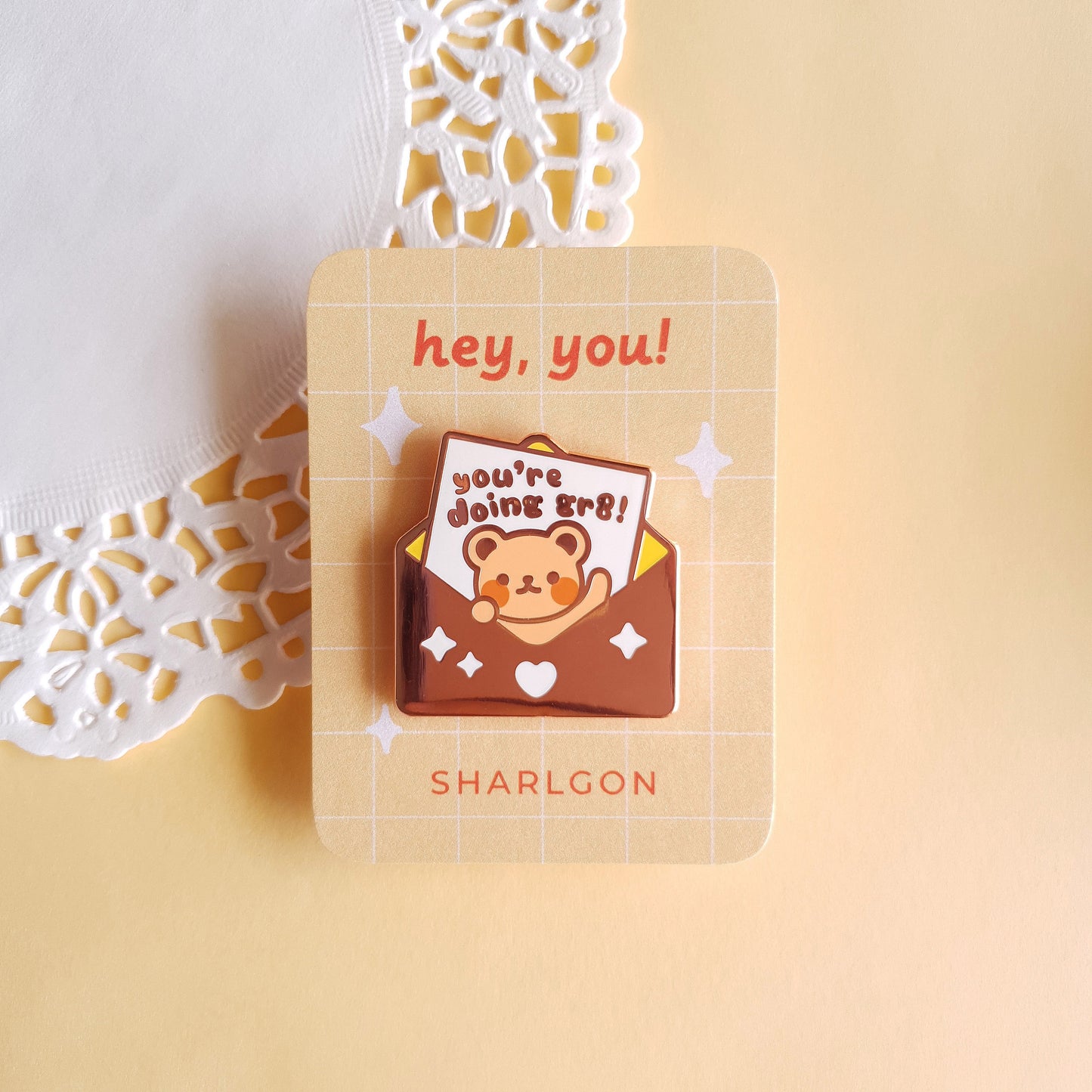 Ships from 22 June | Hey you <3 Self Love Enamel Pins