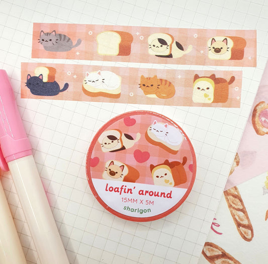 Bread Cats Washi Tape
